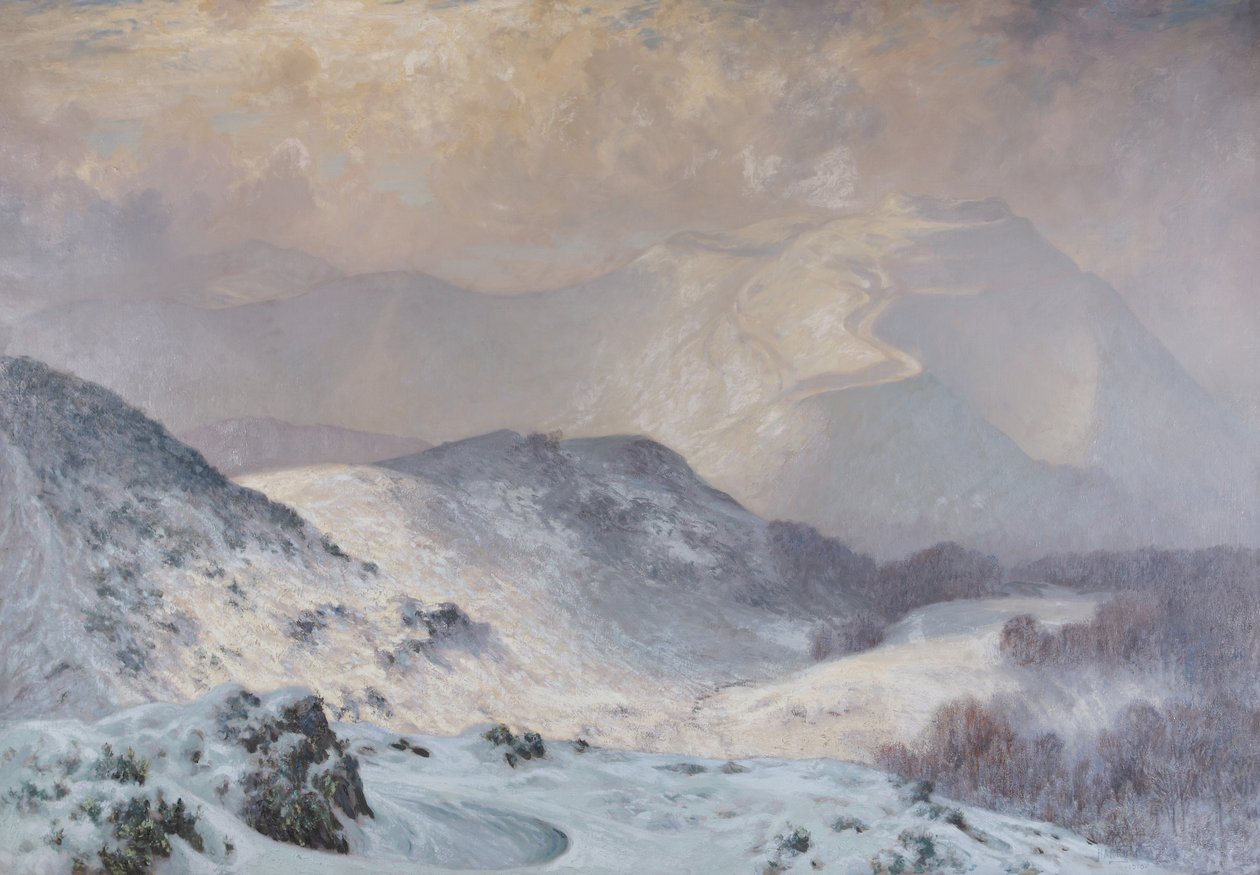 Winter in Malvern, Worcestershire von Harry William Adams