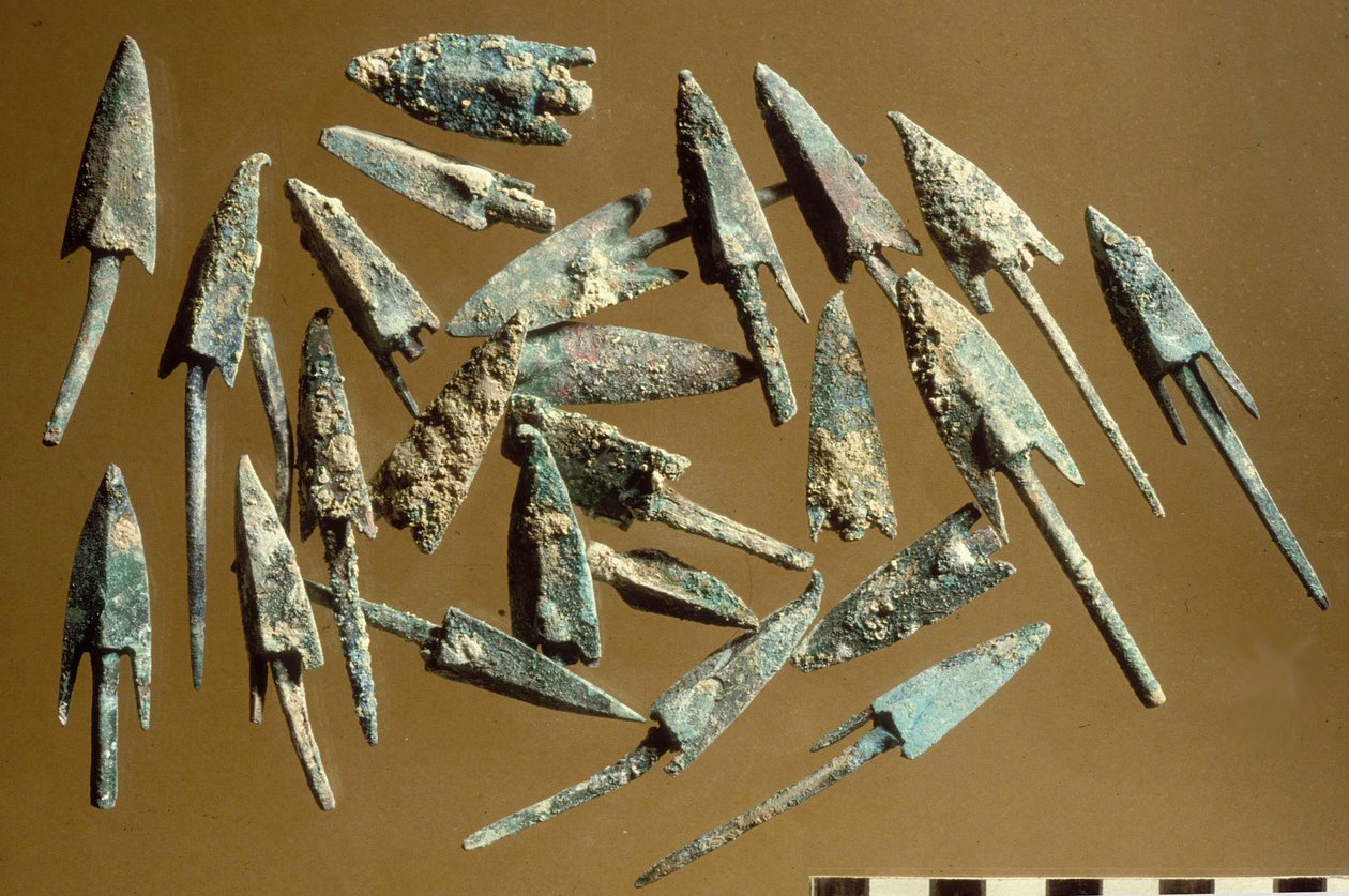 Pfeilspitzen, gefunden in der Zitadelle von Jerusalem von Hasmonean