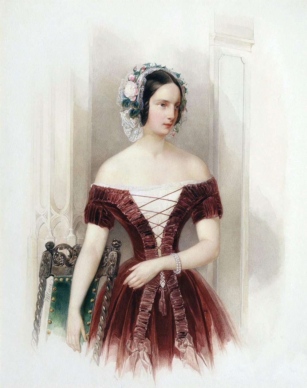 Großherzogin Alexandra Nikolajewna von Russland, 1825-1844, um 1840 von Hau