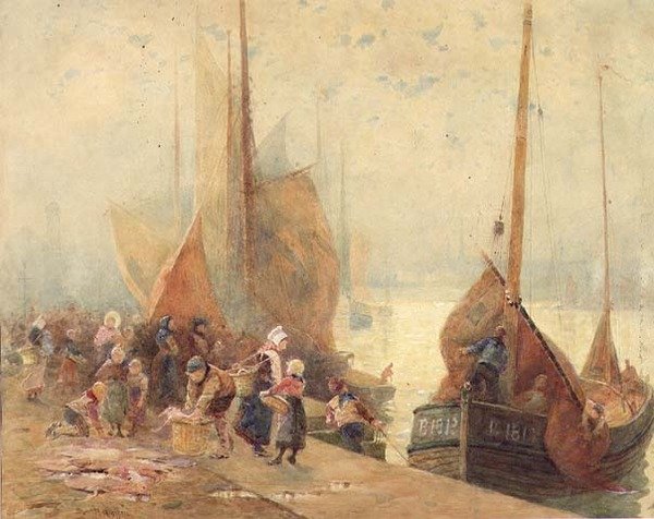 Entladen des Fangs von Hector Caffieri