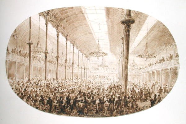Ein Bankett, um 1865 von Hector Horeau