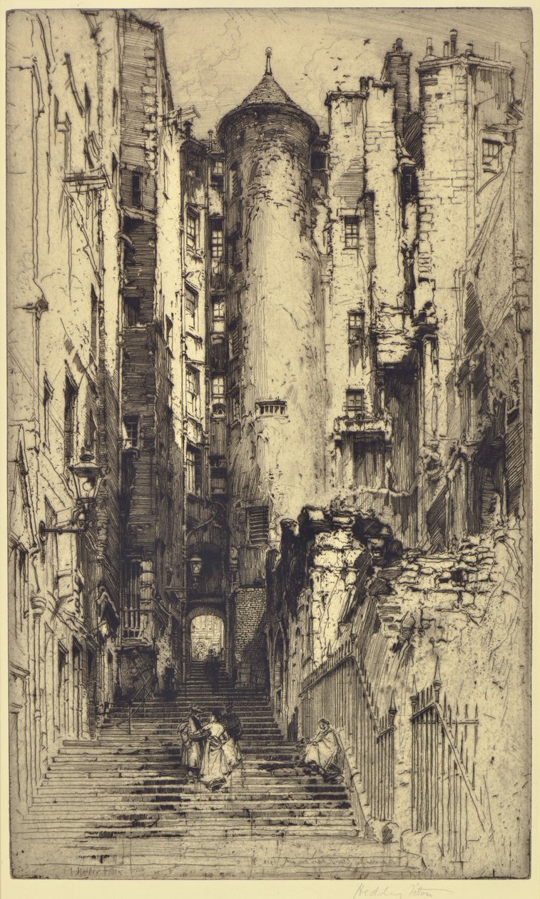 Advocates Close, Edinburgh von Hedley Fitton