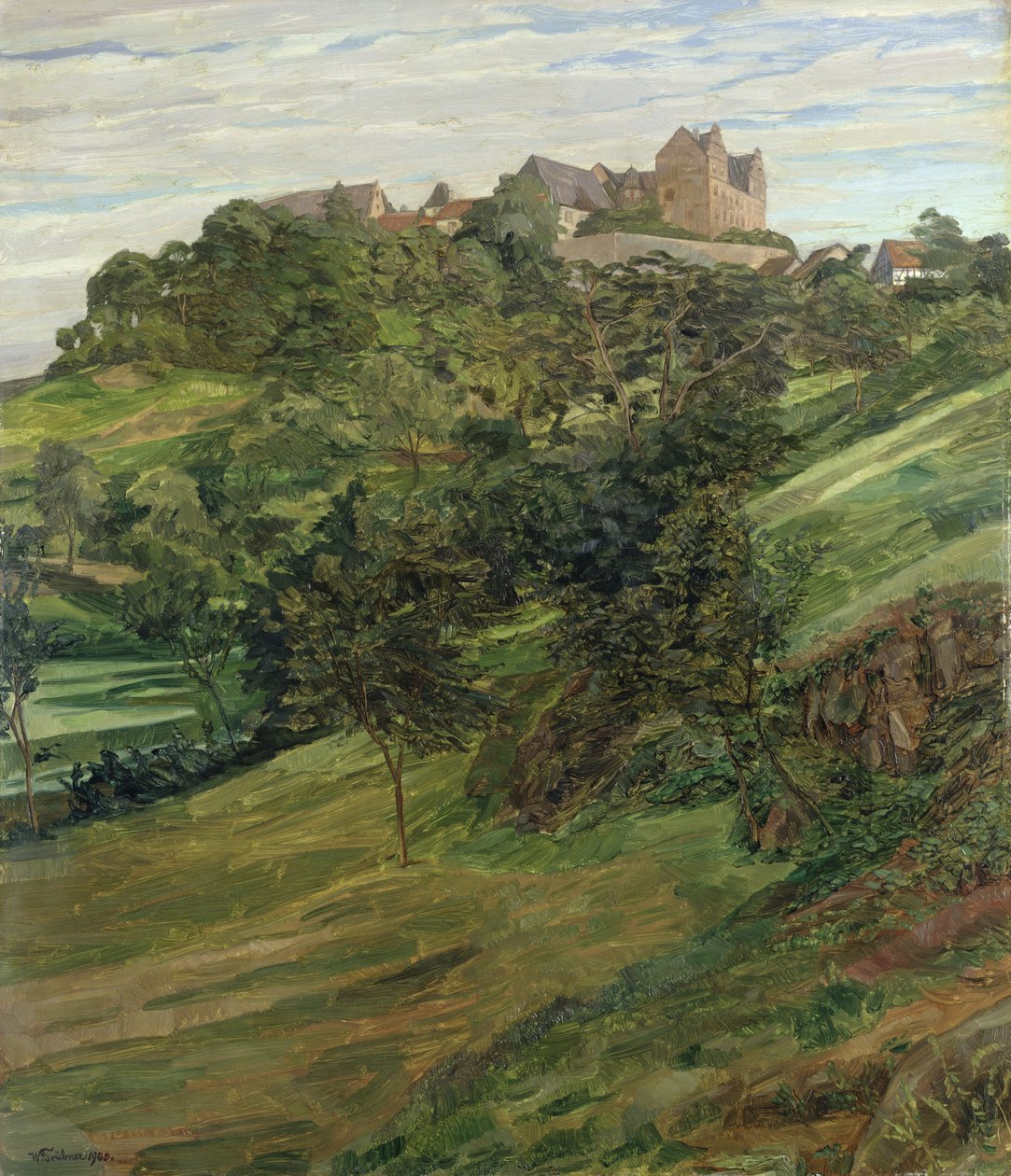 Burg Lichtenberg im Odenwald, 1900 von Heinrich Wilhelm Truebner