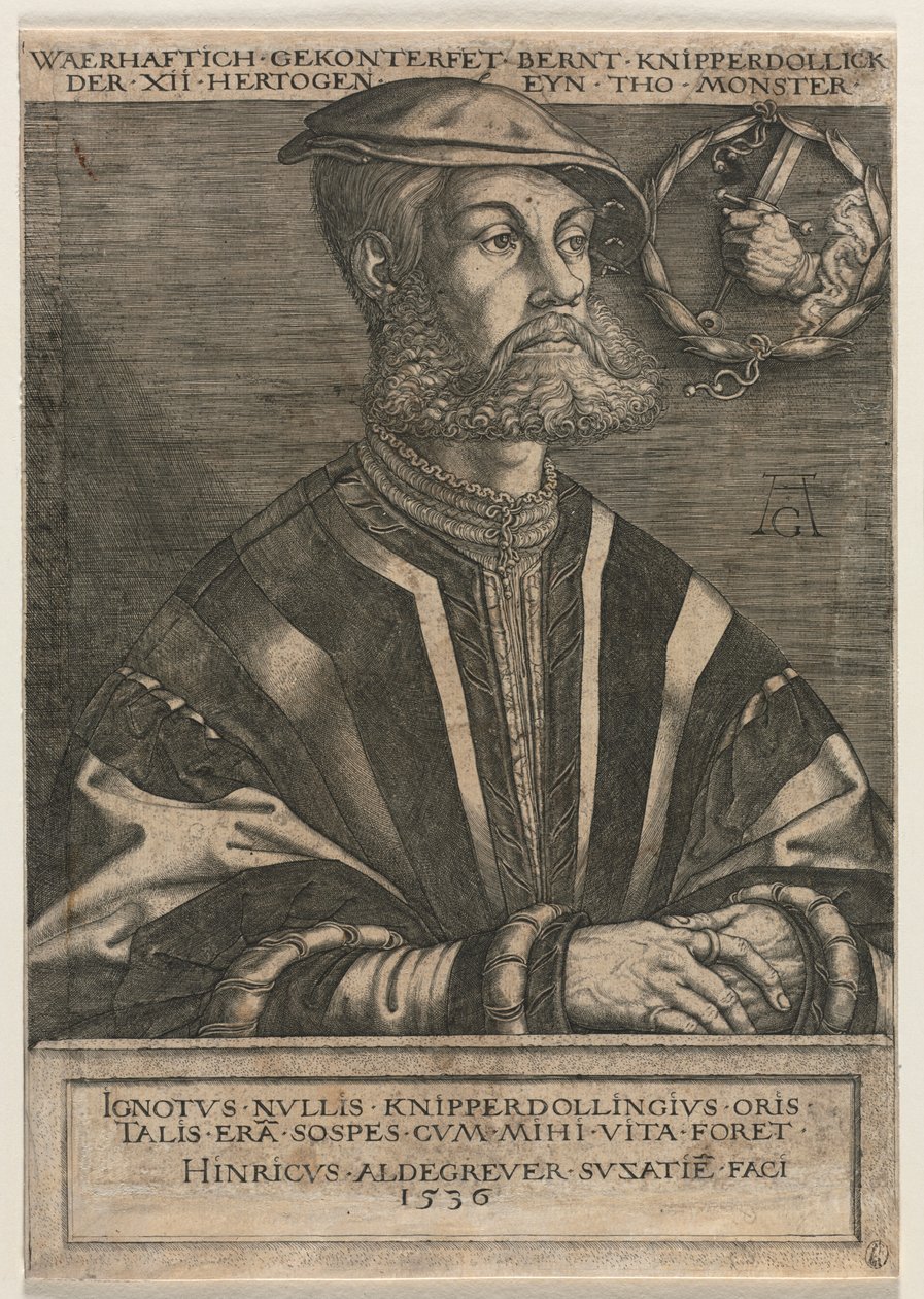 Bernt Knipperdolling von Heinrich Aldegrever