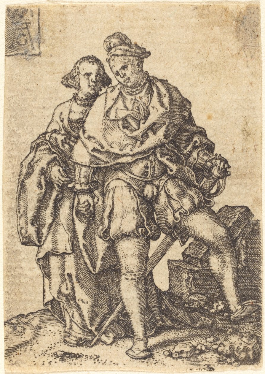 Tanzendes Paar von Heinrich Aldegrever