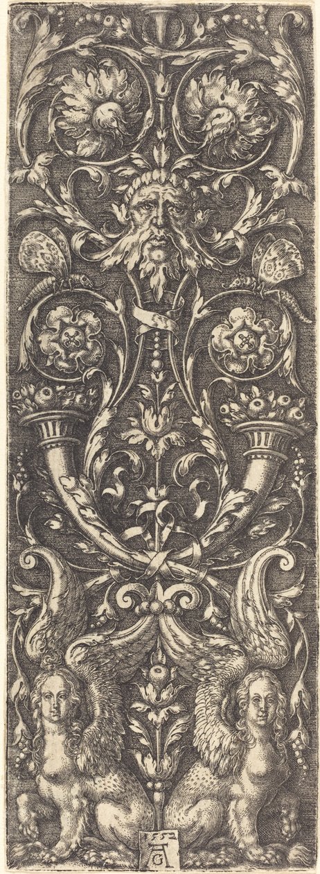 Hohe Früchte mit Ornamenten, 1552 von Heinrich Aldegrever