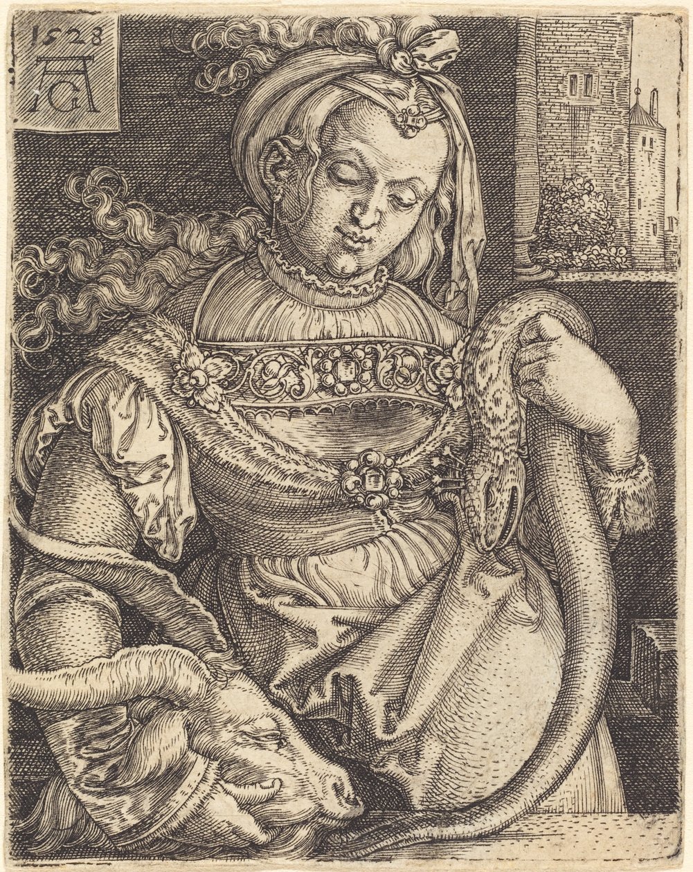 Unmäßigkeit, 1528 von Heinrich Aldegrever