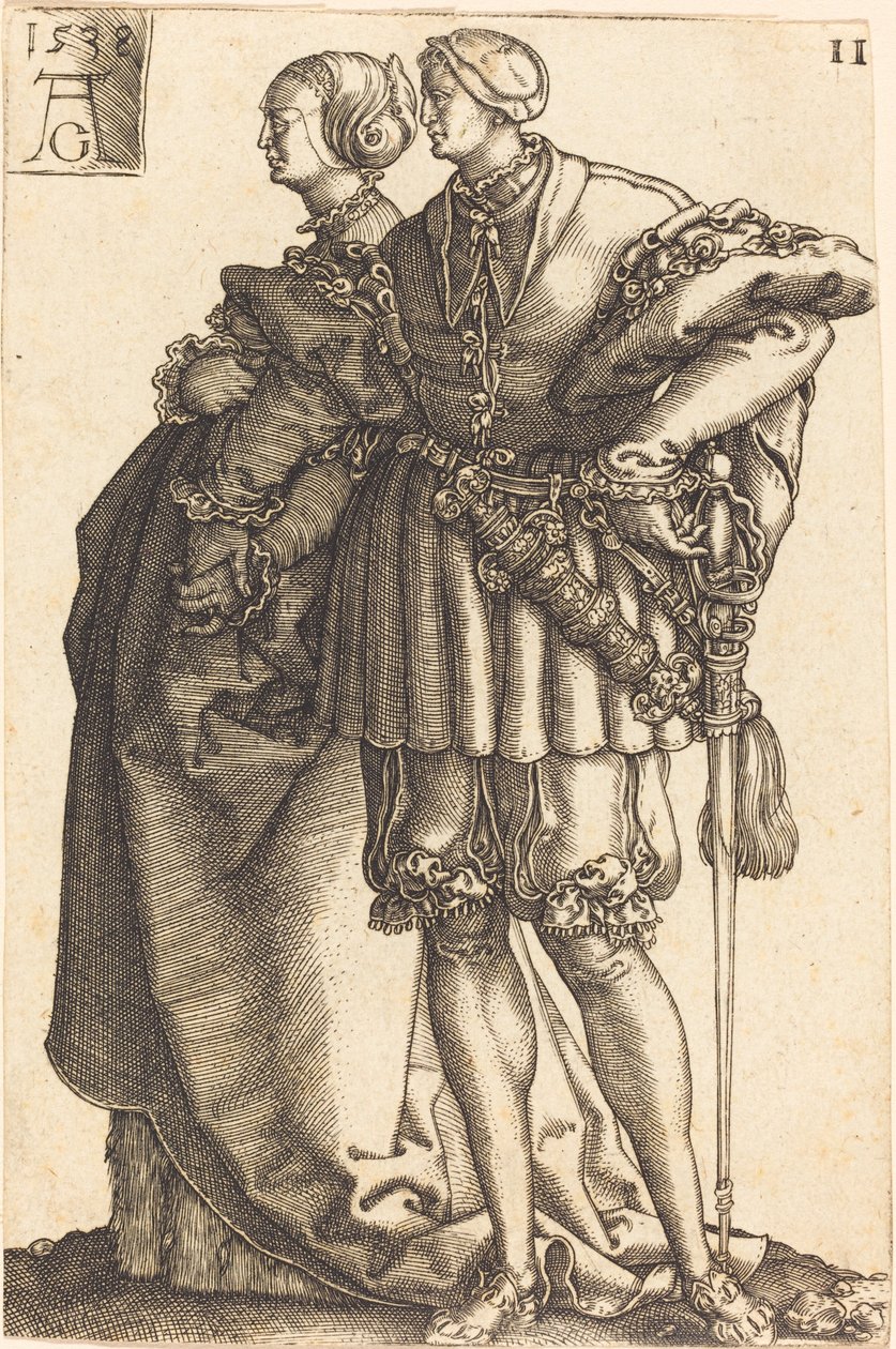 Große Hochzeitstänzer von Heinrich Aldegrever