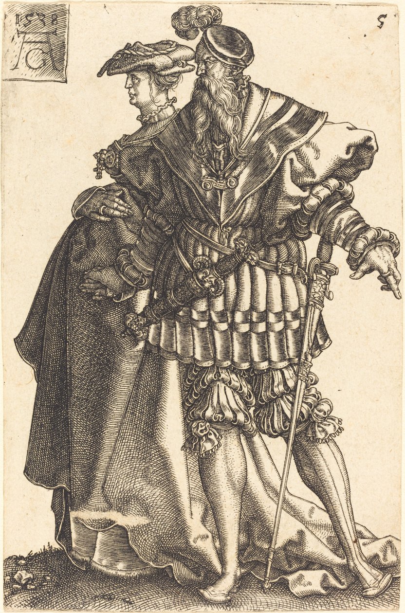 Große Hochzeitstänzer von Heinrich Aldegrever