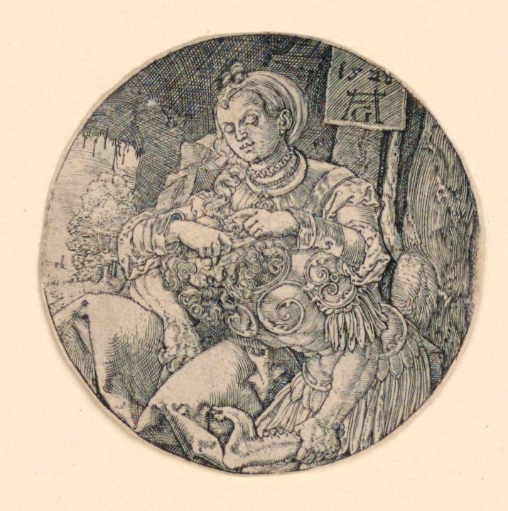 Samson und Delilah von Heinrich Aldegrever