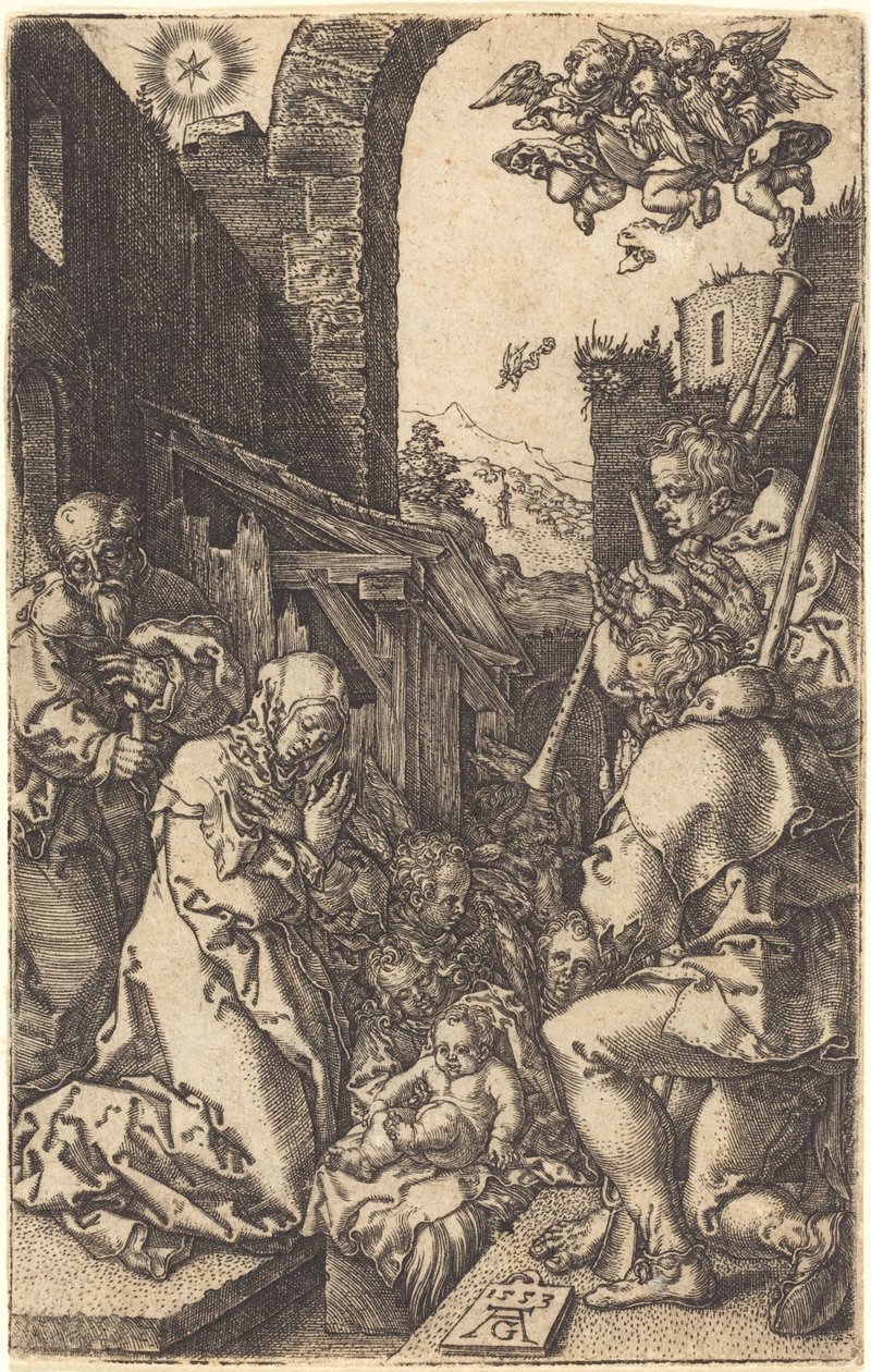 Die Geburt Christi von Heinrich Aldegrever