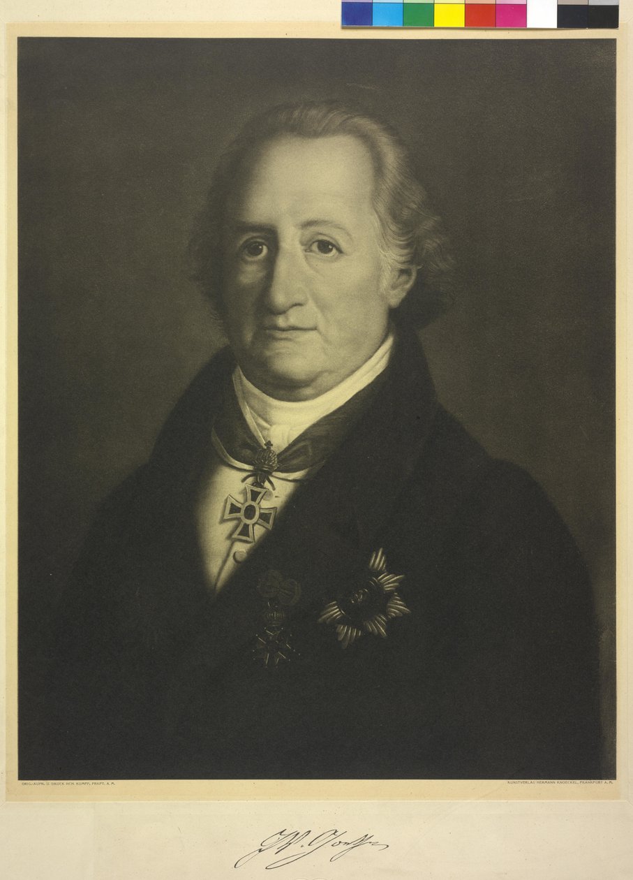 Johann Wolfgang von Goethe von Heinrich Christoph Kolbe