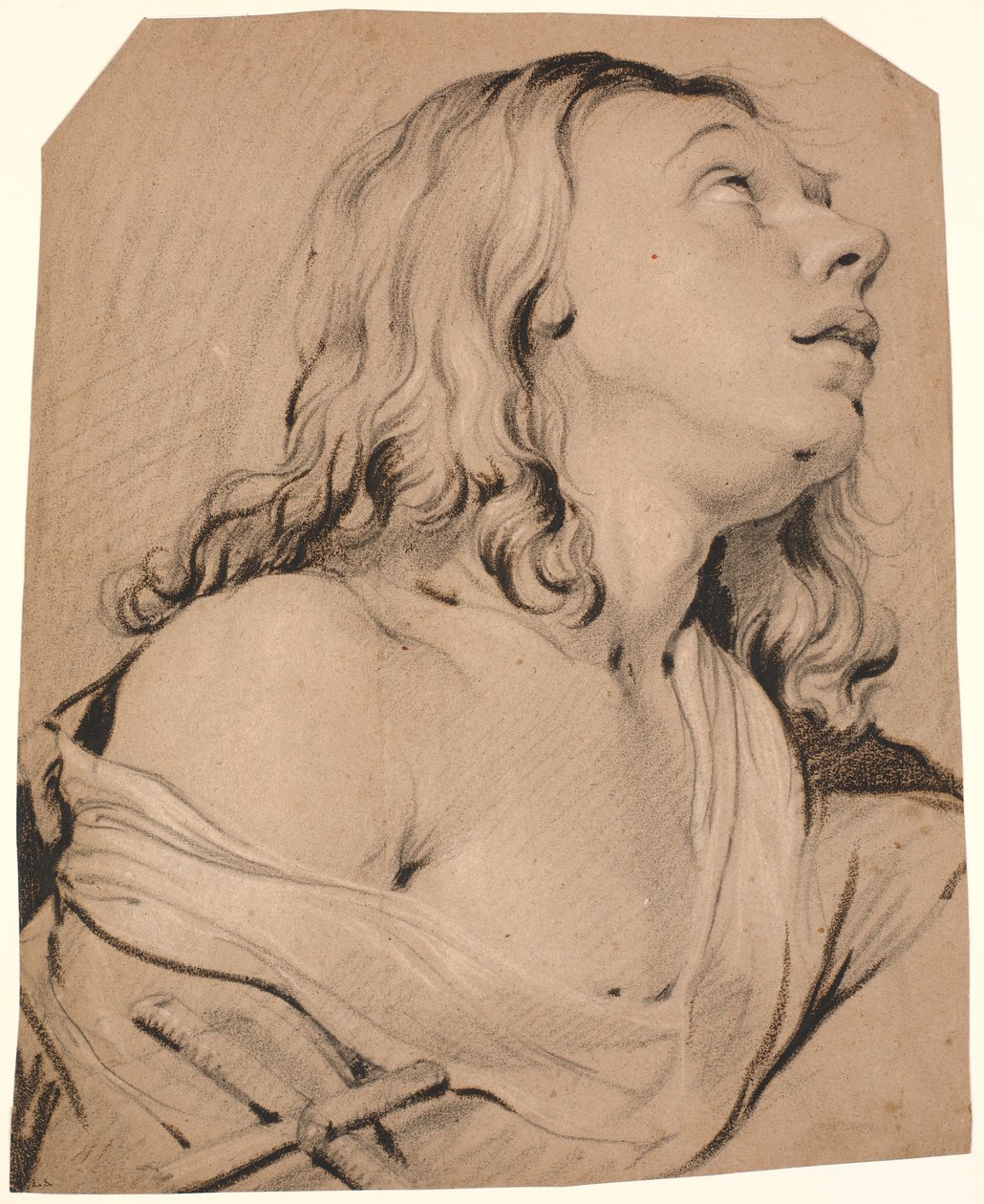 Die reuige Magdalena, Brustbild nach rechts von Heinrich Dittmers