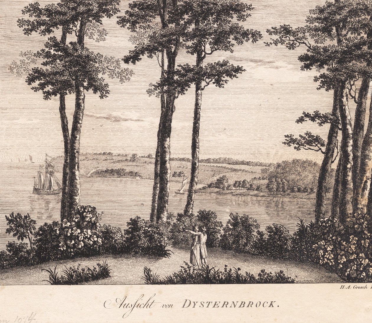 Aussicht von Dysterbroch von Heinrich Grosch