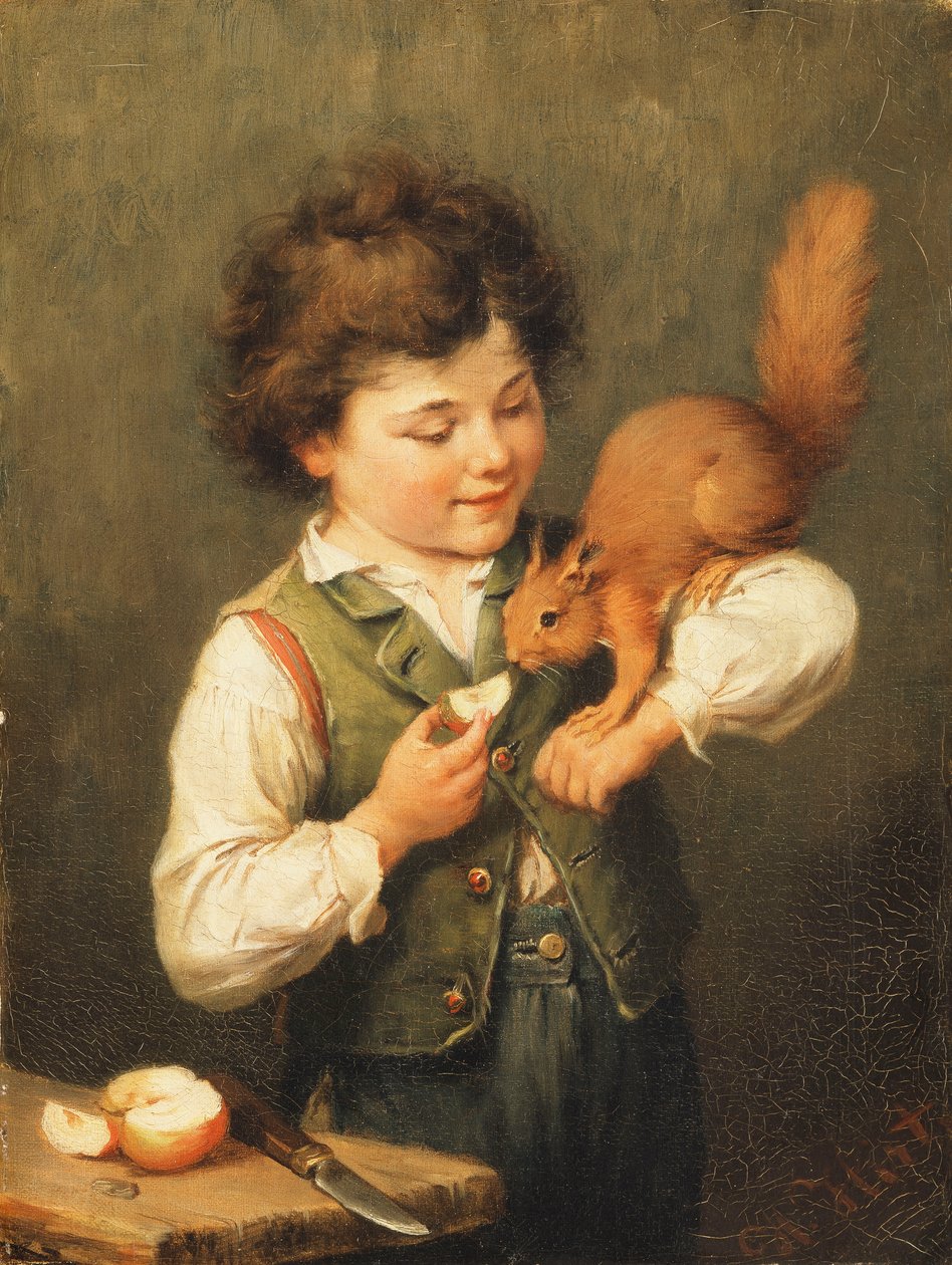 Das Haustier-Eichhörnchen von Heinrich Hirt