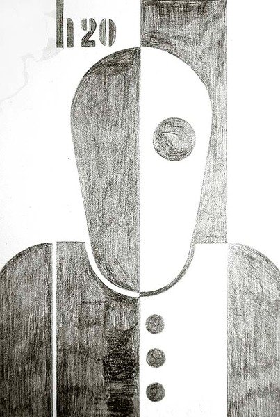 Mann, 1920 von Heinrich Hoerle