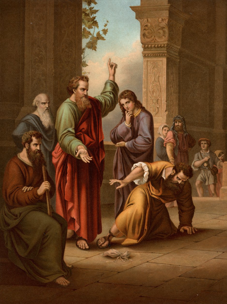 Ananias und Saphira von Heinrich Jenny