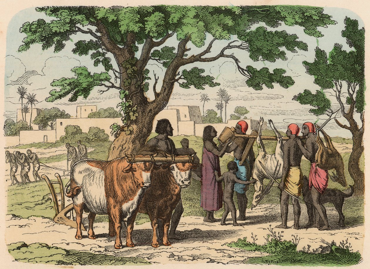 Antikes Ägypten: Landwirtschaft und Jagd von Heinrich Leutemann