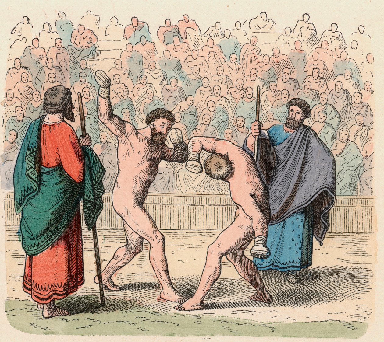 Antikes Griechenland: Boxer von Heinrich Leutemann