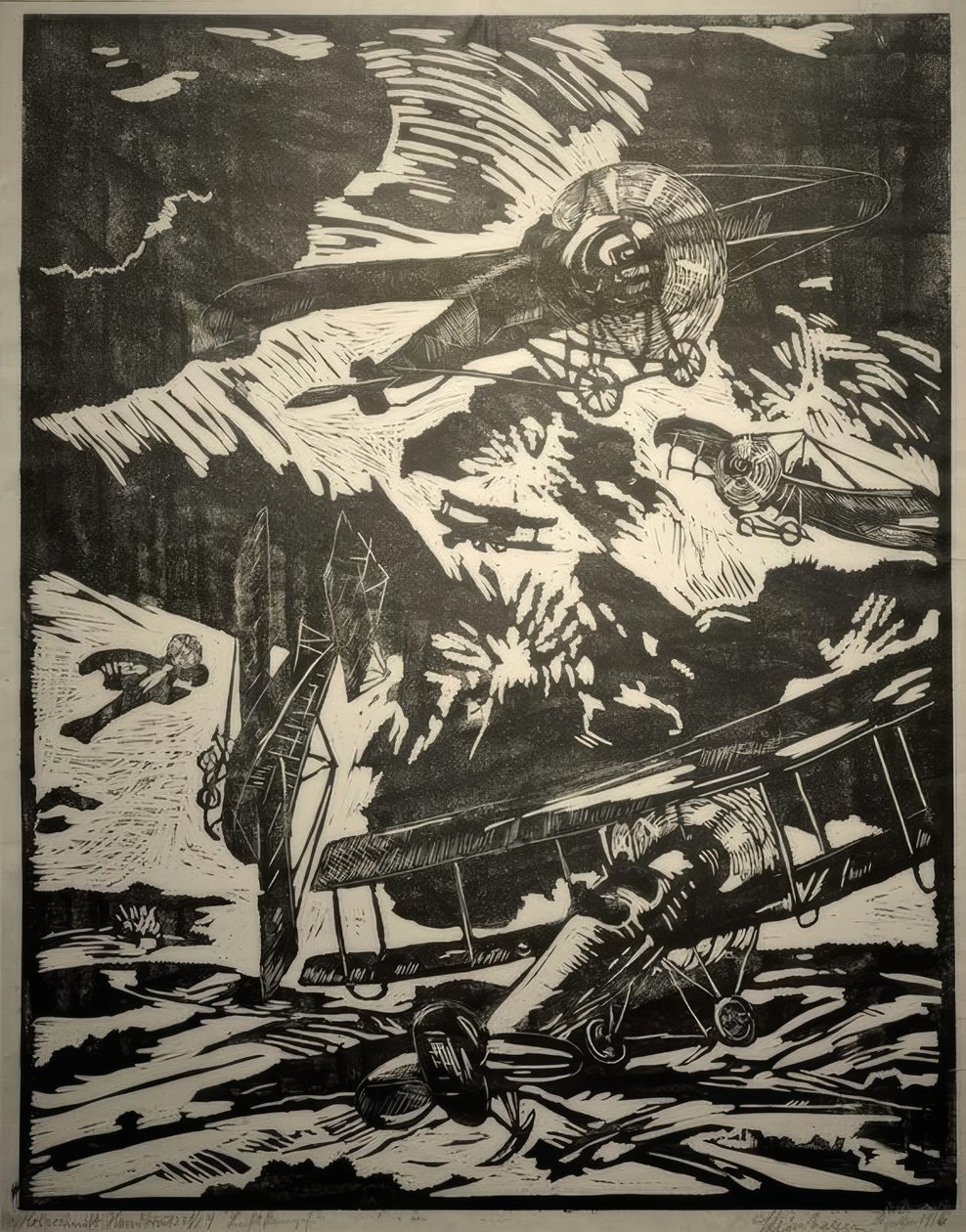 Luftschlacht von Heinrich Steinhagen