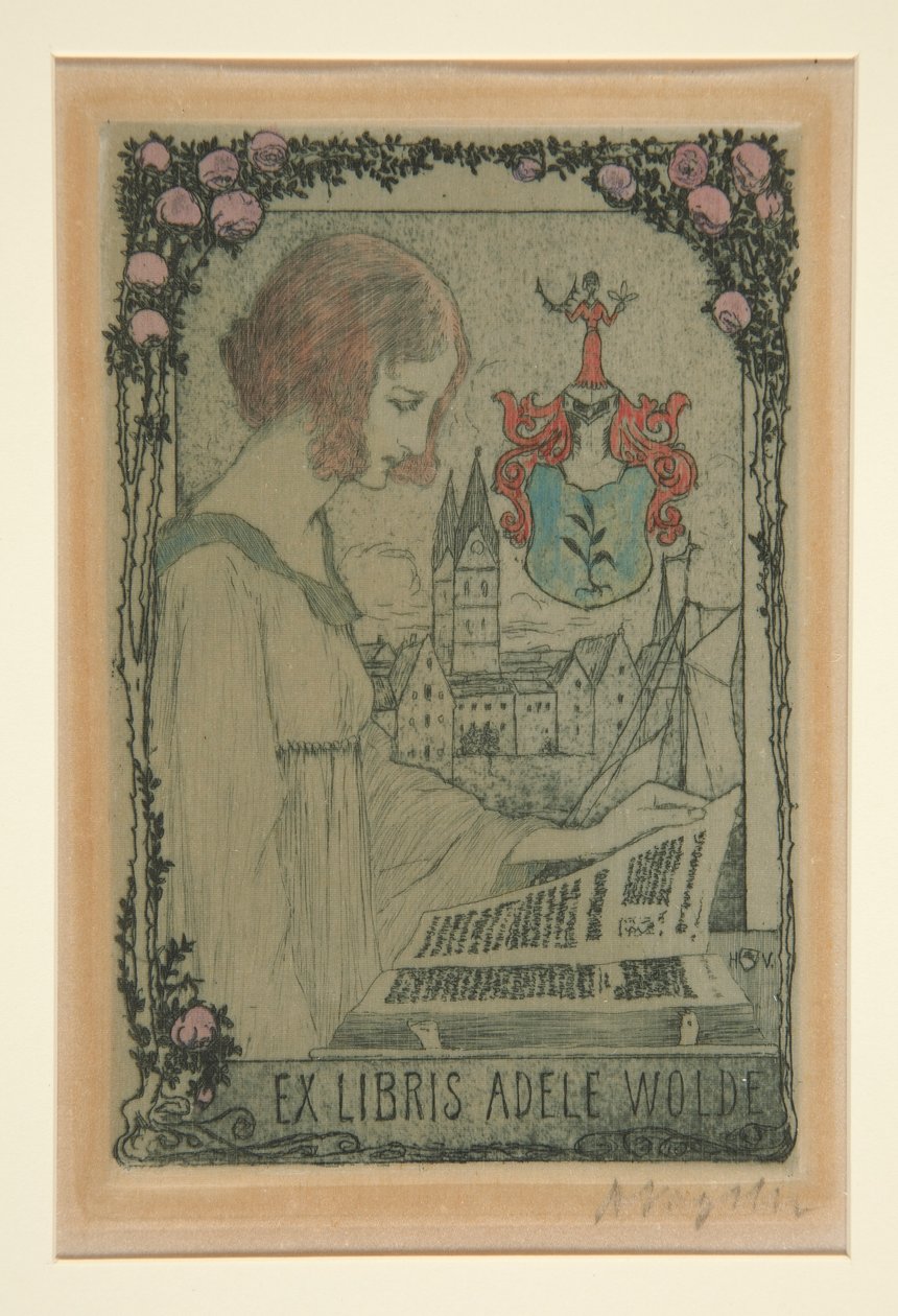 Exlibris von Heinrich Vogeler