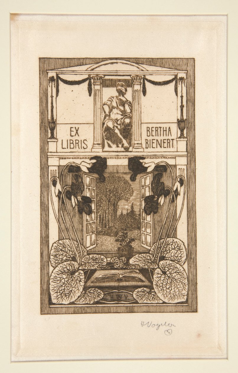 Exlibris von Heinrich Vogeler
