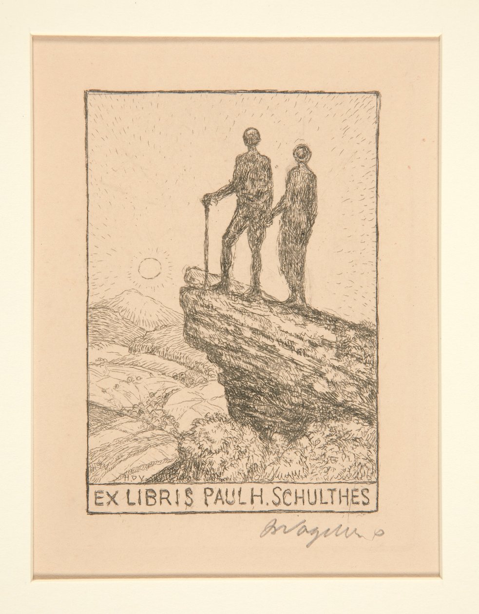 Exlibris von Heinrich Vogeler