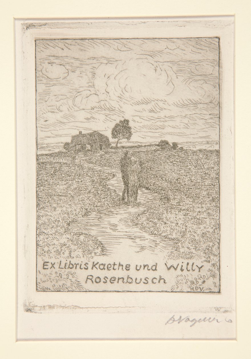 Exlibris von Heinrich Vogeler