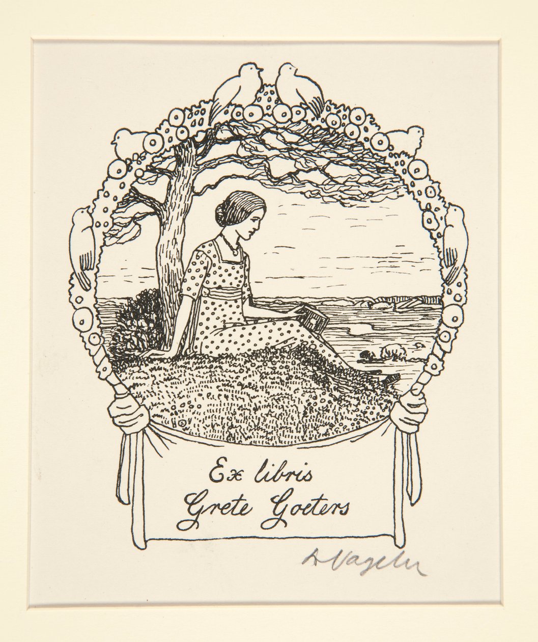 Exlibris von Heinrich Vogeler