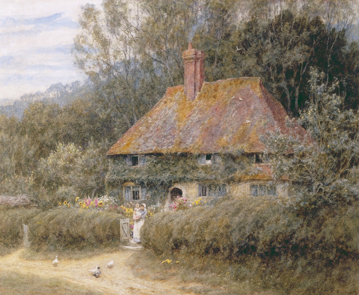 Valewood Farm unter Blackwood, Surrey von Helen Allingham