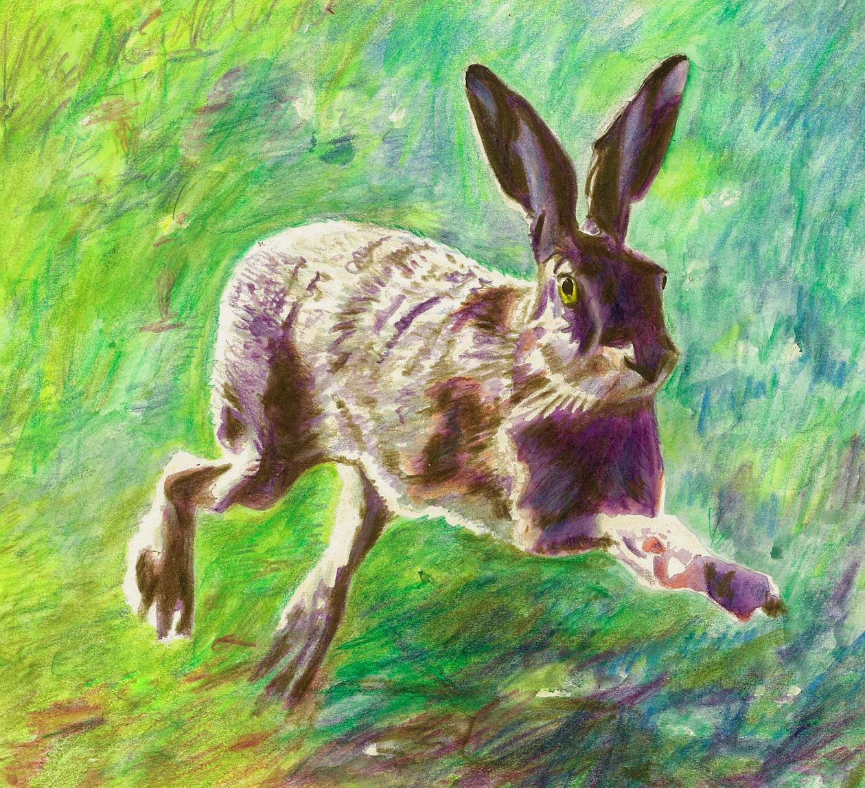 Fröhlicher Hase, 2011 von Helen White