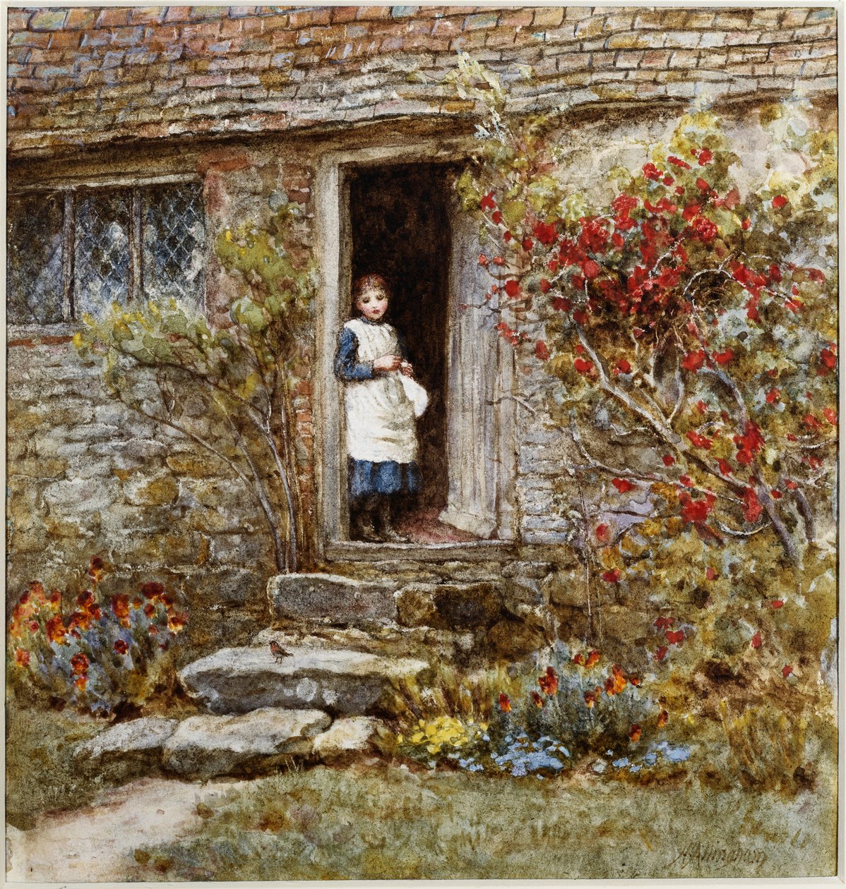 Corcorus Japonica von Helen Allingham