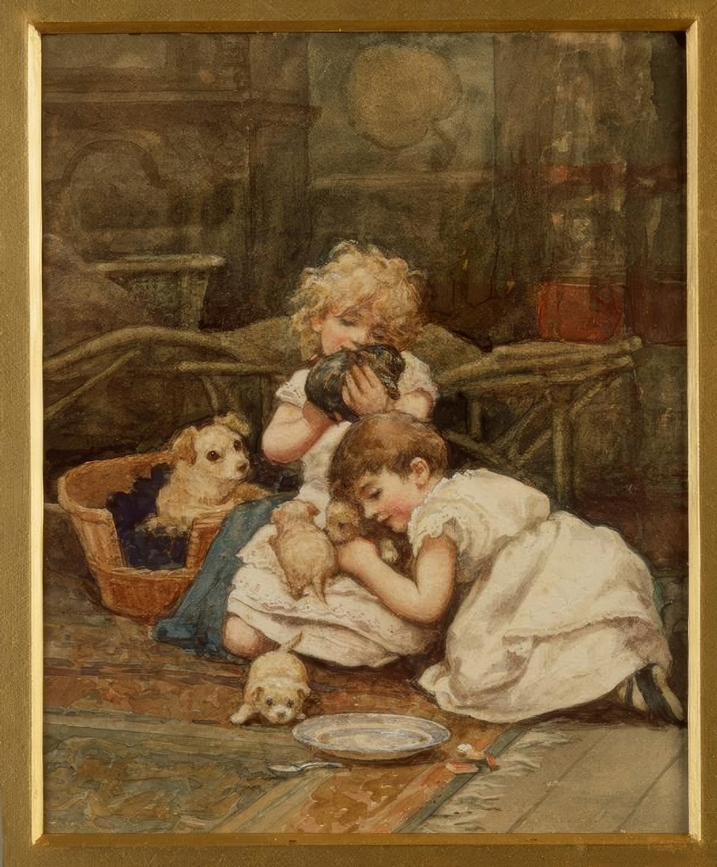Die neuen Haustiere von Helen Allingham