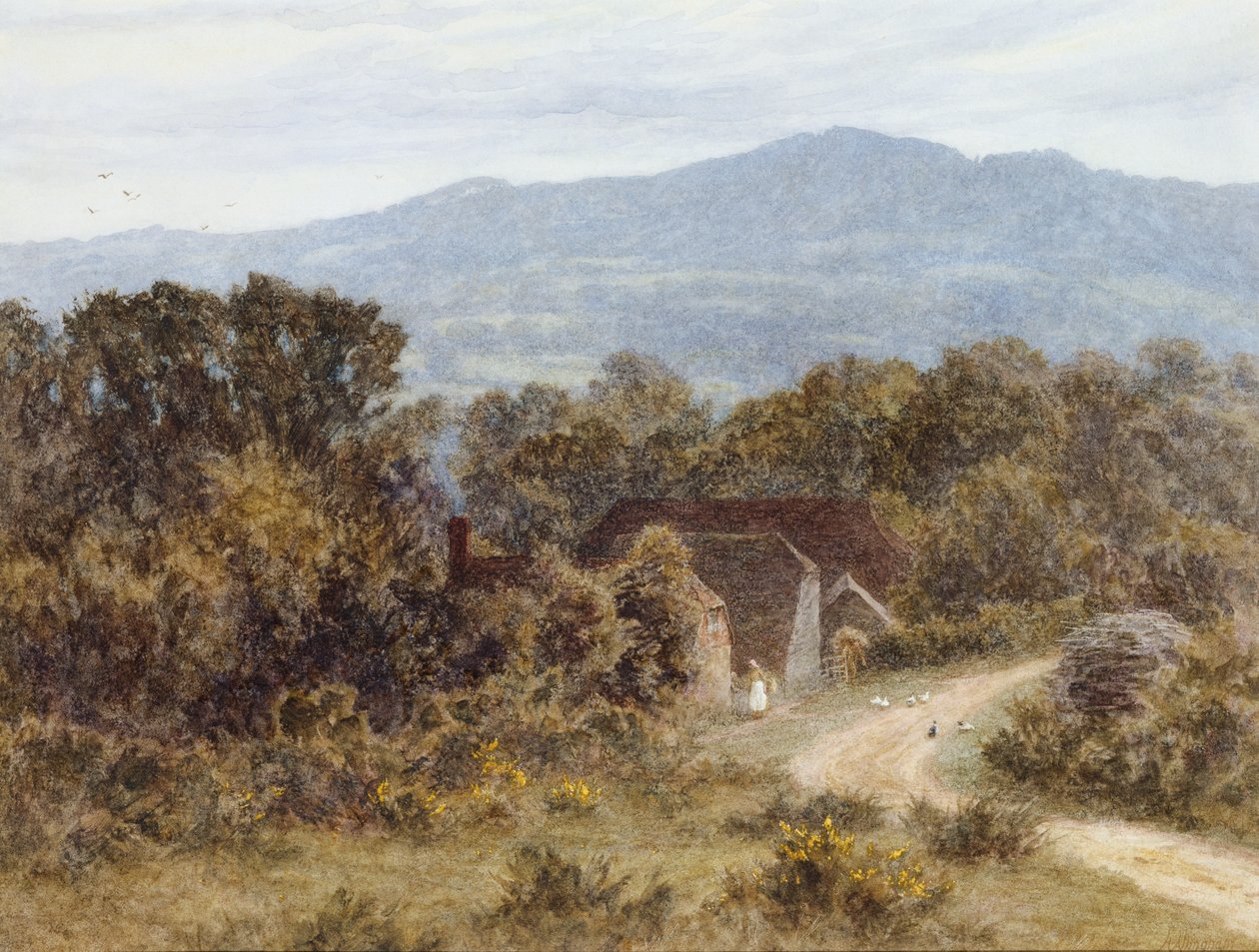 Hindhead von Sandhills, Witley von Helen Allingham