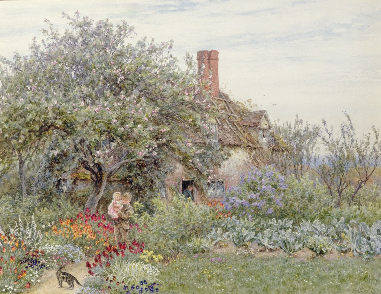 In der Nähe von Hambledon von Helen Allingham