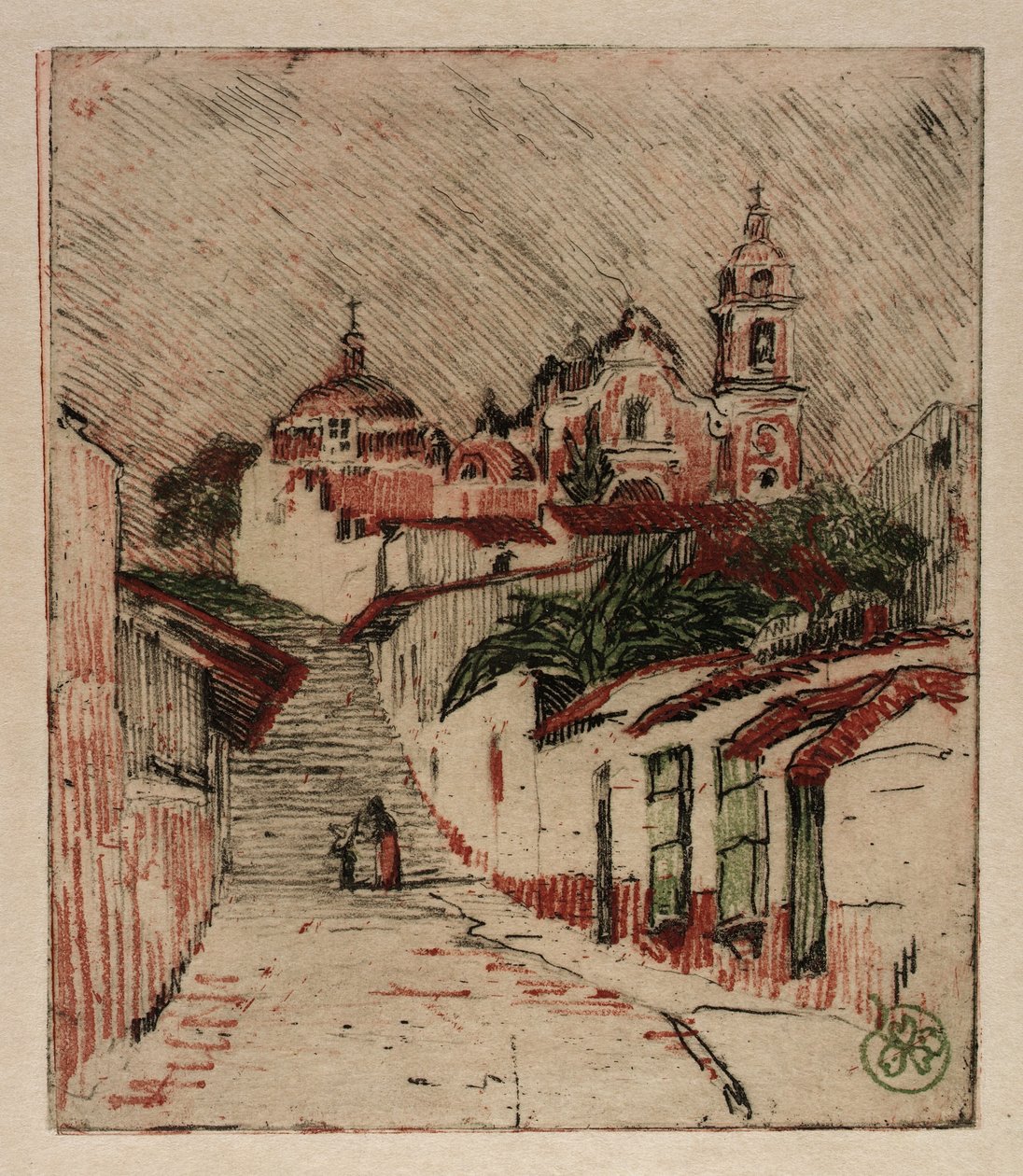 Kirche in Cuernavaca, Mexiko von Helen Hyde