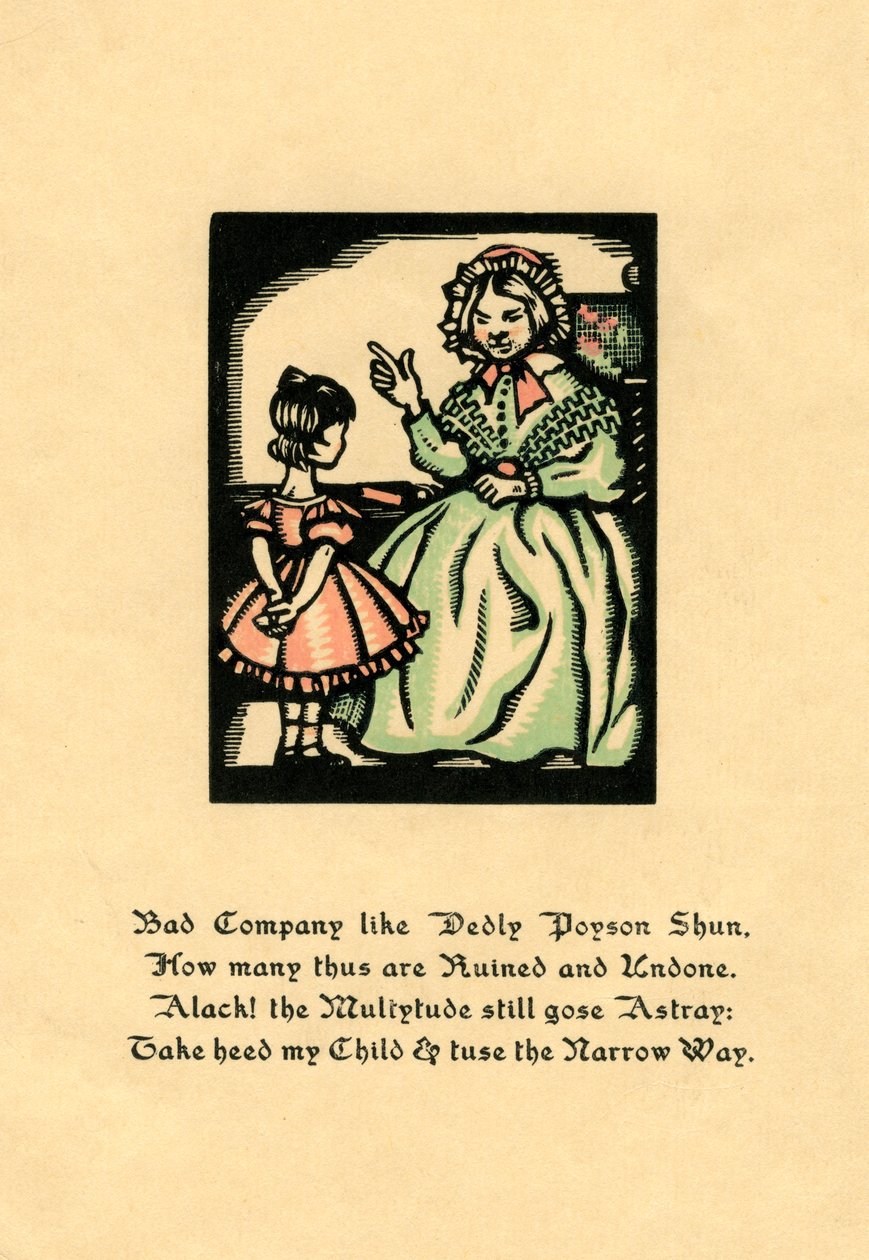 Ein Holzschnitt von Helen Press von Helen Press