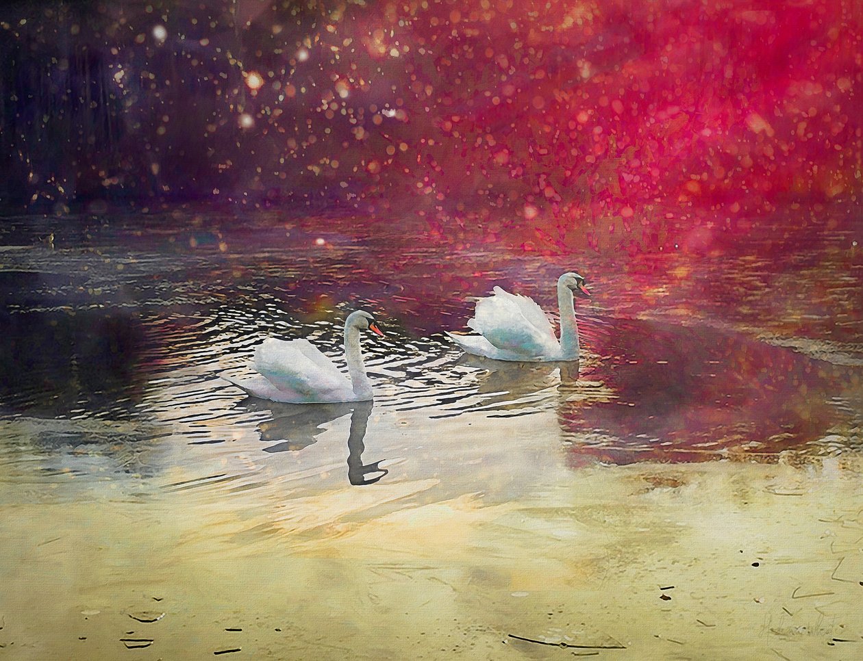 Gefrorener See von Helen White