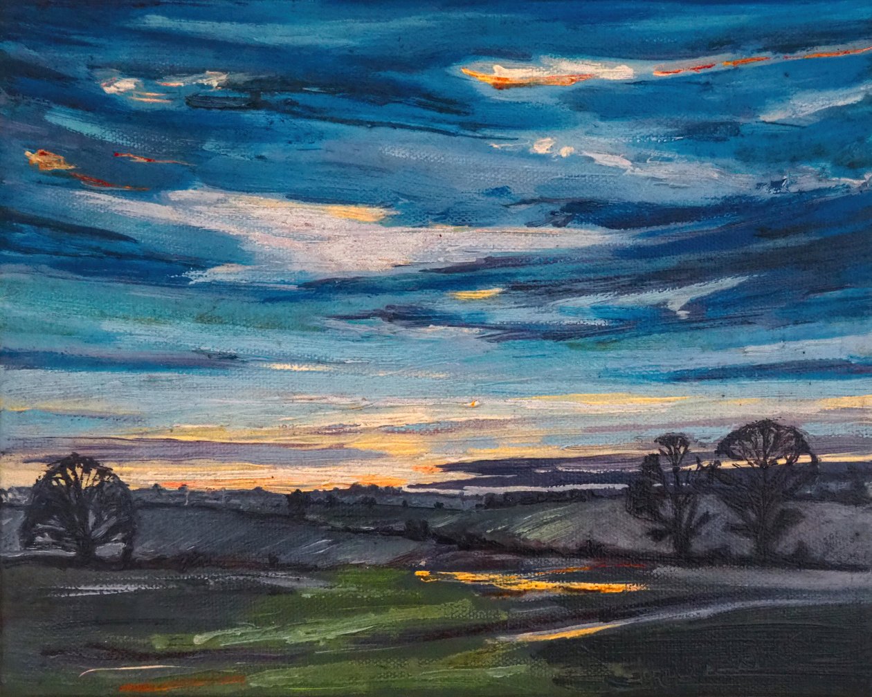 Wintersonnenaufgang von Helen White