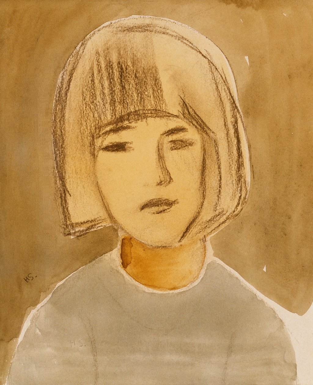 Porträt eines Mädchens von Helene Schjerfbeck