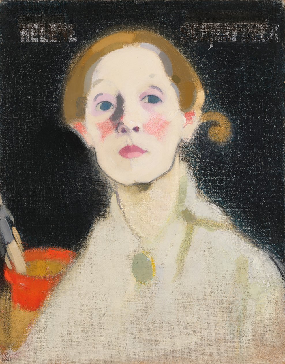 Selbstporträt, 1915 von Helene Schjerfbeck