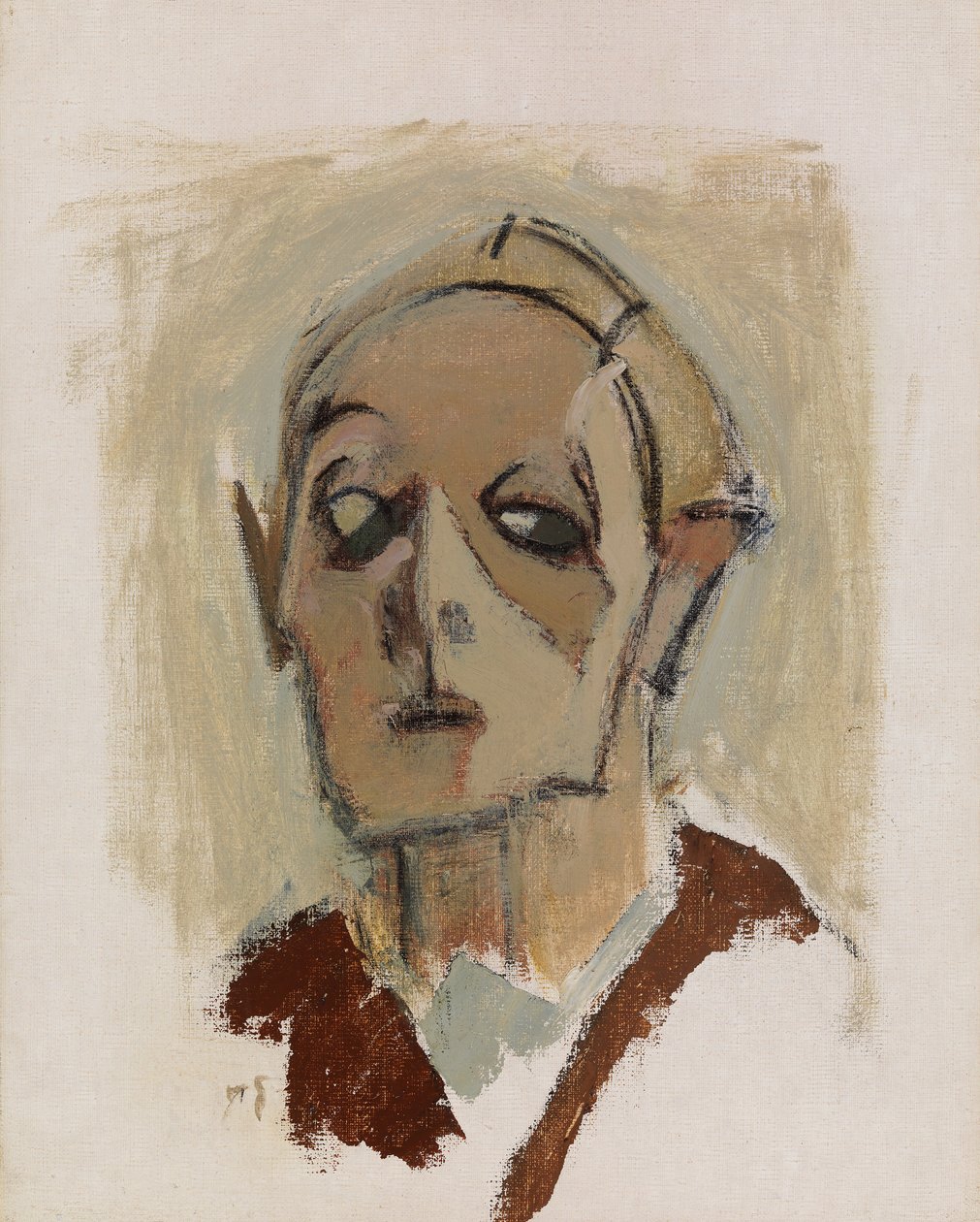 Selbstporträt, 1945 von Helene Schjerfbeck