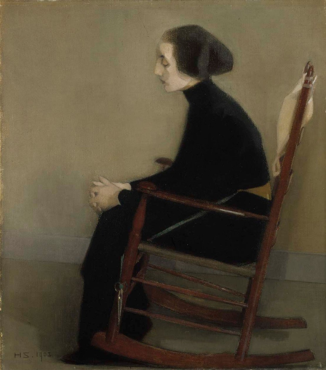 Die Näherin von Helene Schjerfbeck