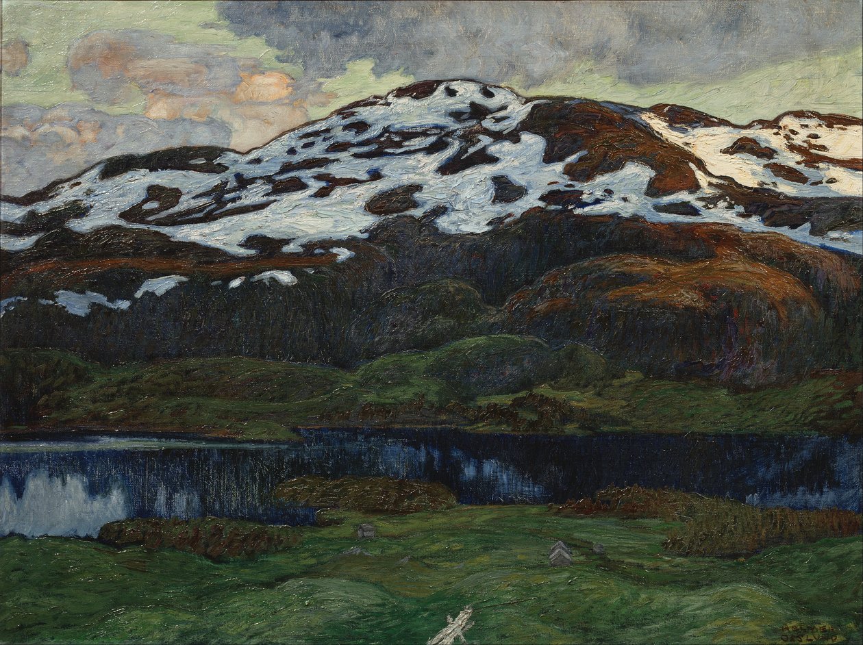 Ein Sommerabend am Kallsjön von Helmer Osslund