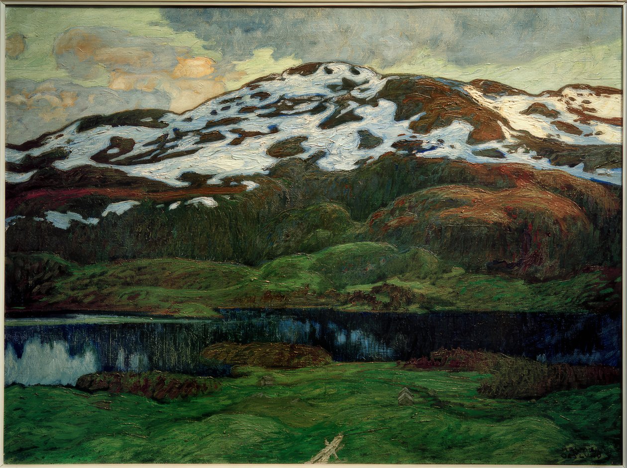 Sommerabend bei Kallsjön von Helmer Osslund