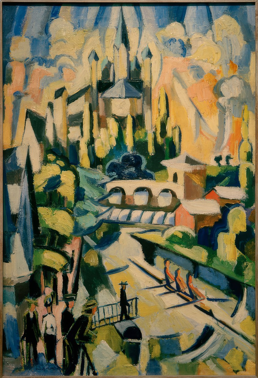 Der Dom zu Limburg von Helmuth Macke