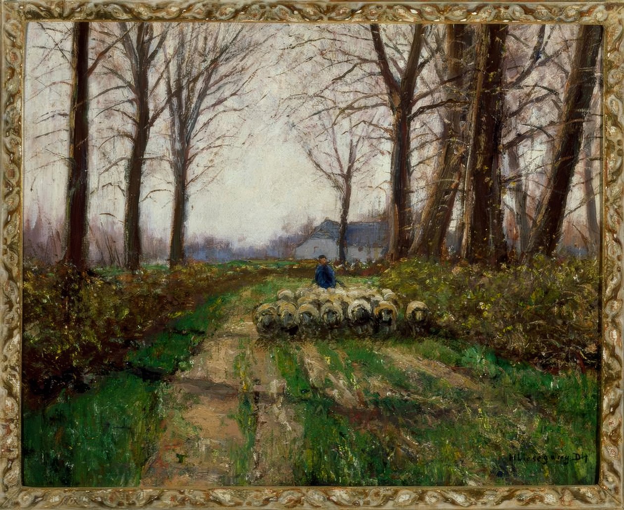 Schafherde von Helmuth Liesegang