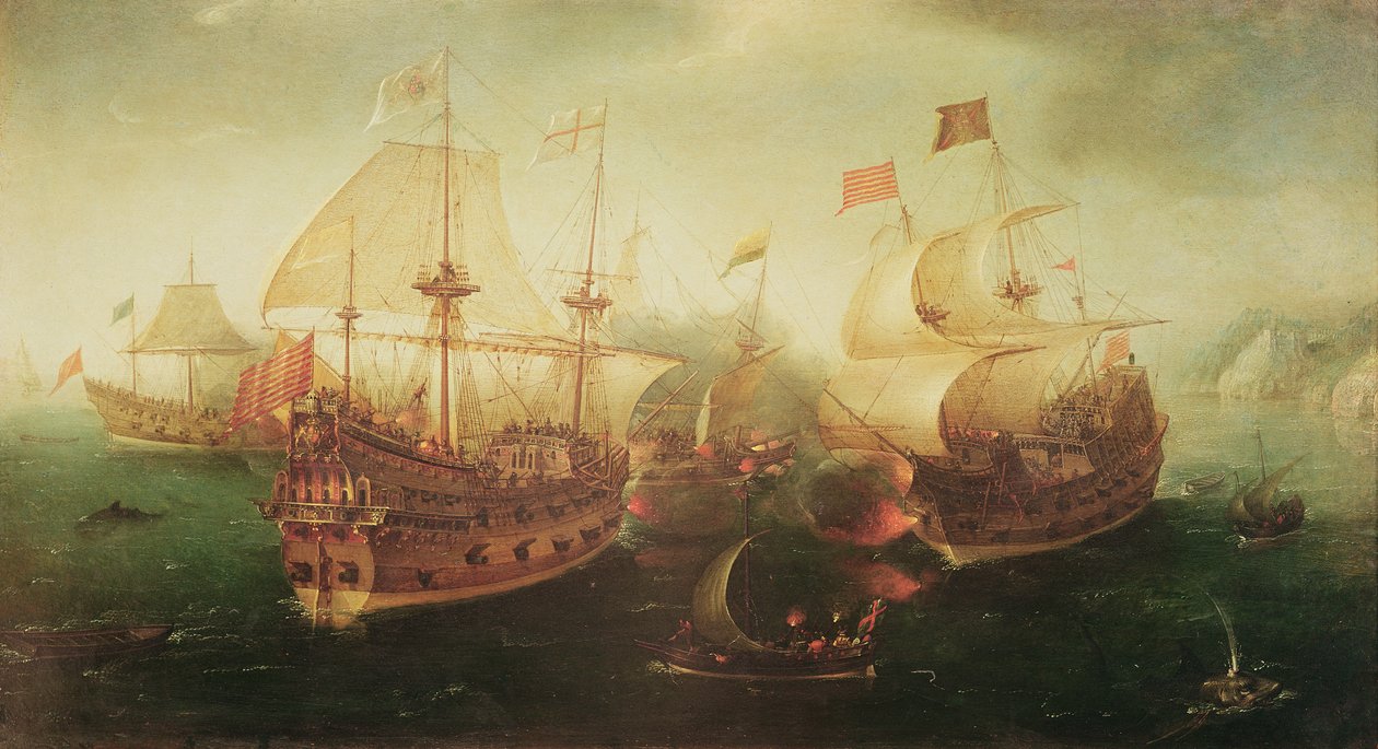 Seeschlacht, 1605 von Hendrick Cornelisz. Vroom