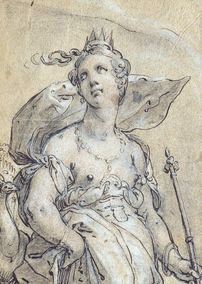Juno von Hendrik Goltzius
