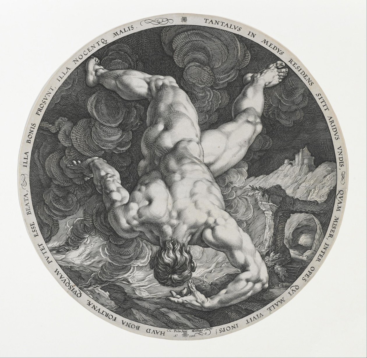 Tantalus von Hendrik Goltzius